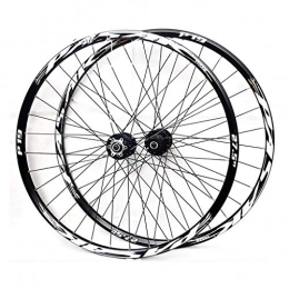 CWYP-MS Spares CWYP-MS Bike Wheelset, 26 / 27.5 / 29 Inch Mountain Bike Wheel Brake Wheel Set Quick Release Palin Bearing 7, 8, 9, 10, 11 Speed, Black (Size : 29in)