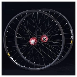 QHY Spares Cycling Mountain Bike Wheelset 26"27.5" Disc Brake Bike Wheels For 8 9 10 11 Speed Cassette, 32H Aluminum Alloy Hub Bicycle Wheels Quick Release (Size : 26")