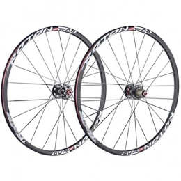 QHY Spares Cycling Mountain Bike Wheelset Bicycle Wheels Double Wall Alloy Rim Carbon Drum F2 R5 Palin Bearing Quick Release Disc Brake 24H 11 Speed 1820g (Color : B, Size : 26inch)