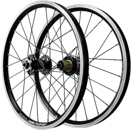 HAENJA Spares Cycling Wheels 20 Inch 406 Rims V / Disc Brakes Mountain Bike Wheelset 24 Hole Mountain Bike Rims Cycling Wheels Wheelsets