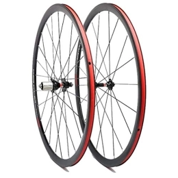 Dbtxwd Mountain Bike Wheel Dbtxwd Mountain Bike Wheelset 700X23C, Bicycle Wheel (Front Rear) Aluminum Alloy Bicycle Wheel V Brake Front 20 Holes, Rear 24 Holes 11 Speed