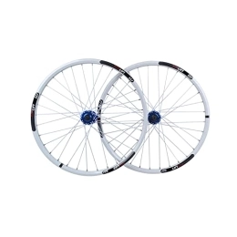 DREANNI Mountain Bike Wheel DREANNI Mountain Bike Disc Brake Wheels Set 26 Inch 32 Hole Lightweight Aluminium Alloy Double Wall Section Rims 7 / 8 / 9-Speed Cassette Type Quick Release Sealed Bearings Hub