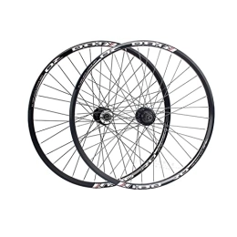 DREANNI Mountain Bike Wheel DREANNI Mountain Bike Wheels Set 20 24 26 27.5 Inch Disc Brake Aluminium Alloy Double Wall Section Rims 7 / 8 / 9 / 10-Speed Cassette Type Quick Release Sealed Bearings Hub