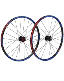 DSHUJC Spares DSHUJC 26 / 27.5 Inch Mountain Bike Wheel Set Ultra-Light Double-Layer Aluminum Alloy Rim Quick Release Sealed Bearing 24 Holes Disc Brake 8-11 Speed, 26 inch