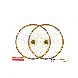 DSHUJC Mountain Bike Wheel DSHUJC 26 inch Bicycle Wheelset, double-walled aluminum alloy bicycle wheels disc brake mountain bike wheel set quick release American valve