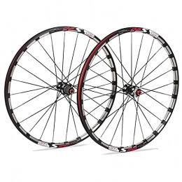 DSMGLSBB Spares DSMGLSBB Bike Wheelset, 26 Inch 27.5 Inch Mountain Wheel Set, Straight Pull 5 Palin Disc Brake 120 Ring Wheel Set, 8-11 Speed Cassette, Front And Rear Wheels, 26