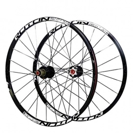DZGN Spares DZGN MTB Wheels 26"27.5" Mountain Bike Wheelset Bicycle Trilateral Milling Light Alloy Wheel Carbon Hub Black 1790g, 27.5inch