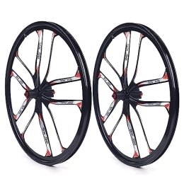 FARUTA Mountain Bike Wheel FARUTA Mountain Cycling Wheels, 26" Bike Wheelset, Magnesium Alloy Disc Brake, Quick Release Axles Bicycle Accessory, for 7-10 Speed Freewheels