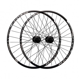 FDSAA Spares FDSAA Mountain Bike Wheelset Aluminum Alloy Double Wall Rims Hub MTB Bicycle Wheels Disc Brake Fit 7 / 8 / 9 / 10 / 11 Speed Flywheel (Size : 27.5inch)