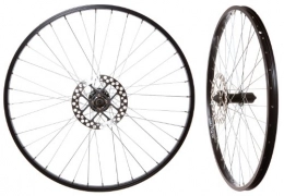 FireCloud Cycles Spares FireCloud Cycles Pair 26" Q / R DISC(+ ROTORS)& RIM BRAKE BIKE CASSETTE WHEELS 7 / 8 / 9 / 10sp BLACK NEW