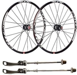 GAOTTINGSD Spares GAOTTINGSD Wheel Mountain Bike 29 inch bicycle wheelset double-walled aluminum alloy bicycle wheels Quick release disc brake 24 holes 7 8 9 10 11 speed (Color : Black)