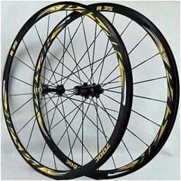 GAOTTINGSD Mountain Bike Wheel GAOTTINGSD Wheel Mountain Bike Bicycle Wheels 700C, Road Bike Wheels 30Mm Bicycle Wheel Double Walled Alloy Road Bike Wheels BMX Brake V Quick Release 7-12 Speeds (Size : #3)