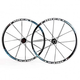 JIE KE Mountain Bike Wheel JIE KE Bike Rim Bicycle Wheelset 26 / 27.5 / 29 Inch Double Wall Alloy Rims Mountain Bike Wheel Card Hub Sealed Bearing Disc Brake 7-11 Speed 24H MTB Quick Release Axles Bicycle Accessory