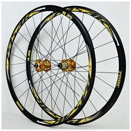 JIE KE Spares JIE KE Bike Rim Bicycle Wheelset 700C Mtb Road Front & Rear Wheel 29" Disc Brake 7-11speed Cassette Flywheel Sealed Bearing Hubs 6 Pawls QR Quick Release Axles Bicycle Accessory