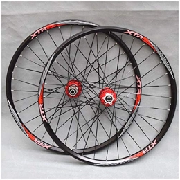 JIE KE Mountain Bike Wheel JIE KE Bike Rim MTB Bicycle Wheelset 26" / 27.5" / 29" for Mountain Bike Double Wall Alloy Rim Disc Brake 7-11 Speed Card Hub Sealed Bearing QR 32H Quick Release Axles Bicycle Accessory