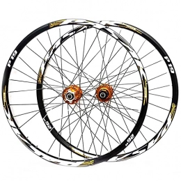 JIE KE Spares JIE KE Bike Rim MTB Bicycle Wheelset 26 27.5 29 In Front & Rear Wheel Disc Brake Cycling Double Wall Rims 32 Hole 7-11 Speed Cassette Quick Release Axles Bicycle Accessory (Color : B, Size : 29IN)