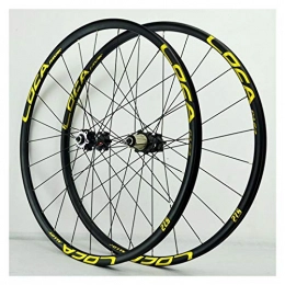 JIE KE Spares JIE KE Bike Rim MTB Bicycle Wheelset 26 27.5 29 In Mountain Layer Alloy Rim Sealed Bearing 8-12 Speed Quick Release Disc Brake With Straight Pull Hub 24 Holes Quick Release Axles Bicycle Accessory