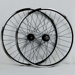 JIE KE Mountain Bike Wheel JIE KE Bike Rim MTB Bike Wheelset 26 Inch Ultralight Mountain Bicycle Rims Front 2 Rear 4 V Brake Disc Brake Double Layer Alloy Wheel 7 8 9 10 11 Speed Quick Release Axles Bicycle Accessory