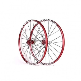 JJZD Spares JJZD Mountain Wheel Group 27.5 Inch 26 Inch Bicycle Super Light 120 Loud Wind Flat Disc Brake Wheel Set (Size : 26 inches)