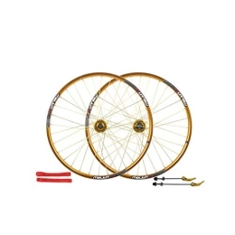 L.BAN Mountain Bike Wheel L.BAN 26 inch Bicycle Wheelset, double-walled aluminum alloy bicycle wheels disc brake mountain bike wheel set quick release American valve 7 / 8 / 9 / 10 speed, 32H