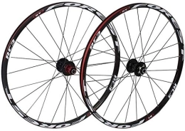 L.BAN Mountain Bike Wheel L.BAN 26 Inch Mountain Bike Wheelset, Double Wall MTB Cycling Wheels Disc Brake Sealed Bearings 24H Compatible 8 9 10 11 Speed / Wheel Mountain Bike, A-26inch