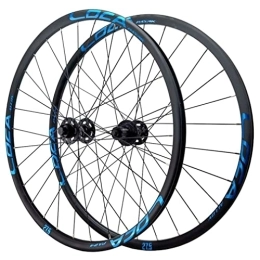 LAVSENA Mountain Bike Wheel LAVSENA Mountain Bike Thru Axle Wheelset 26 / 27.5 / 29 Inch Rim MTB Disc Brake Wheels Centerlock Sealed Bearing Hub 28H For 7 8 9 10 11 12 Speed Cassette (Color : Blue, Size : 29inch)