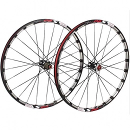 LDDLDG Mountain Bike Wheel LDDLDG Mountain Wheel Set 5 Bearings 120 Rings Straight Pull Disc Brake 26 / 27.5 Inch Bicycle Wheel Set (Color : Black Hub, Size : 27.5inch)