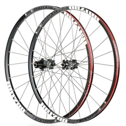 LHHL Spares LHHL Bicycle Wheelset for MTB 26" / 27.5 in Mountain Bik Wheel Double Wall Rim Ultra-Light 1620g Disc Brake 8-11S Cassette Hub Sealed Bearing QR (Color : Gray, Size : 27.5")