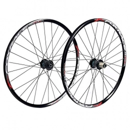 LHHL Spares LHHL Components Mountain Bike Wheelset 26 27.5 Inch Alloy Double Wall Carbon Drum Quick Release Disc Brake 7-11 Speed (Size : 27.5inch)