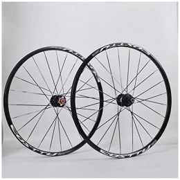 LHHL Spares LHHL Components MTB Bicycle Wheelset 26 / 27.5 Inch Disc Brake Mountain Bike Rim Quick Release Sealed Bearings Hubs 7-11 Speed Cassette Freewheel 24 Spoke (Color : Black, Size : 26inch)