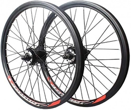 LIMQ Mountain Bike Wheel LIMQ 20X1.5 / 1.75 / 1.95 / 2.0 / 2.125 Inch Bicycle Wheel Set, Silver Rear Mountain Bike Wheel Does Not Include Flywheel