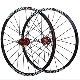 LSRRYD Mountain Bike Wheel LSRRYD Cycling Wheels Mountain Bike Wheelset Bicycle Wheels Double Wall Alloy Rim Carbon Drum F2 R5 Palin Bearing Quick Release Disc Brake 24H 11 Speed 1820g (Color : A, Size : 26inch)
