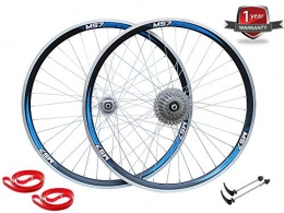Madspeed7 Mountain Bike Wheel Madspeed7 27.5" 650b (584x19) MTB Bike Wheel Set Disc Rim Brake 8 Speed (5 Colour Options)