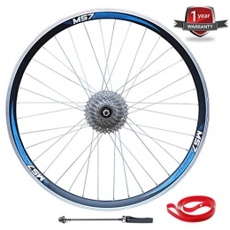 Madspeed7 Mountain Bike Wheel Madspeed7 QR 26" (559x19) MTB Mountain Bike REAR Wheel Disc Rim Brake 8 Speed (5 Colours)