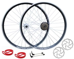 Madspeed7 Mountain Bike Wheel Madspeed7 QR 27.5" (ETRTO 584x19) Mountain MTB Bike Wheel Set Shimano 7 speed Disc Rotors
