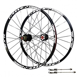 MGRH Mountain Bike Wheel MGRH Mountain Bicycle Wheelset 26 / 27.5 / 29 Inch MTB Bike Wheels Double Wall Rim Disc Brake Ultralight Carbon Fiber Quick Release 24H 9 / 10 / 11 Speed 26 Inch