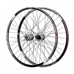 MJCDNB Mountain Bike Wheel MJCDNB MTB Bike Wheel Bicycle Wheelset 26 27.5 29 Inch Double Wall Alloy Rim 18.5mm Cassette Hub Sealed Bearing Disc Brake QR 7-11 Speed 1920g 32H