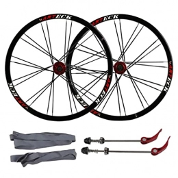 MJCDNB Mountain Bike Wheel MJCDNB MTB Bike Wheel Set 26 Inch, 7 8 9 10 Speed 24H Double Wall Rim for Mountain Bike, Road Cycling, City Bikes and Fixed-Gear Bicycle