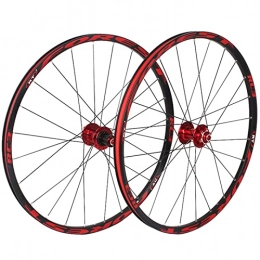 MJCDNB Mountain Bike Wheel MJCDNB Quick Release Axles Bicycle Accessory Mountain Bike Wheelset 26 27.5 In Bicycle Wheel MTB Double Layer Rim 7 Sealed Bearing 11 Speed Cassette Hub Disc Brake QR 24 Holes 1850g Road Bicycle Cy