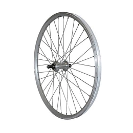 Motodak Mountain Bike Wheel Motodak Wheel Mountain Bike 24 " Rear Alu Silver Double Walled Tin Alu Blocking Freewheel 7-6v