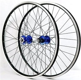 InLiMa Mountain Bike Wheel Mountain Bike Wheel Set 26 27.5 29 Inch Bicycle Rim V / disc Brake Wheel Set Quick Release Hub 32 Holes (Color : Multi-colored, Size : 29'')