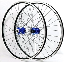 HAENJA Spares Mountain Bike Wheel Set 26 27.5 29 Inch Bicycle Rim V / disc Brake Wheel Set Quick Release Hub 32 Holes Wheelsets (Color : Multi-colored, Size : 27.5'')