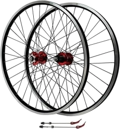 HAENJA Spares Mountain Bike Wheel Set, 26 Inch Dual Wall Bicycle V-shaped Brake Rim, 32 Hole Sealed Bearing, Suitable For 7-11 Speeds Wheelsets
