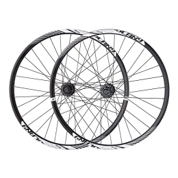 WLKY Mountain Bike Wheel Mountain Bike Wheel Set 27.5 / 29 Inch Disc Brake 30 mm Wide Rim Hub XD / HG 12 x 148 mm Thrust Axle 6 Locking Jacks 32H Spokes Durable MTB Bike Wheel (27.5 Inch-Black)