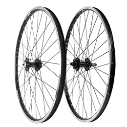 SHKJ Mountain Bike Wheel Mountain Bike Wheelset 26 20 Inch MTB BMX Wheels Rim / Disc Brake Quick Release Hub 32H, For 6 / 7 / 8 / 9 Speed Rotary Flywheel (Color : 20" Black)