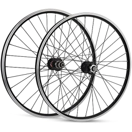 Generic Mountain Bike Wheel Mountain Bike Wheelset 26" 27.5" 29" Bicycle Rim C / V Brake Disc Brake MTB Wheels QR Quick Release Cassette Hub 32H For 7 / 8 / 9 / 10 / 11 / 12 Speed 2200g (Size : 26inch) (27.5inch)
