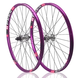 Asiacreate Mountain Bike Wheel Mountain Bike Wheelset 26 27.5 29 Inch MTB Wheelset Thru Axle Disc Brake 32H Rim Front Rear Wheels For 8 / 9 / 10 / 11 / 12 Speed Cassette (Color : Sliver, Size : 27.5'')