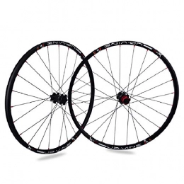 WangT Mountain Bike Wheel Mountain Bike Wheelset, 26 / 27.5 Inch Bicycle Wheel Double Walled Aluminum Alloy MTB Rim 7-11 Speed Cassette Front And Rear Wheels, 27.5