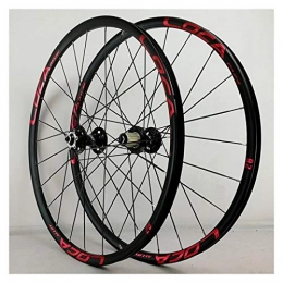CHICTI Spares Mountain Bike Wheelset 26 / 27.5 Inch Double Wall Alloy Rim 24 Hole Disc Brake Quick Release Sealed Bearing 8-12 Speed Card Hub (Color : C, Size : 26in)