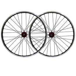 ZFF Mountain Bike Wheel Mountain Bike Wheelset 26 Inch Disc / V Brake Mtb Bicycle Front + Rear Wheel Double Wall Rim Quick Release 7 8 9 Speed 32 Hole